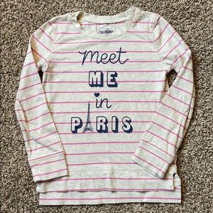 Striped long sleeve Paris theme!